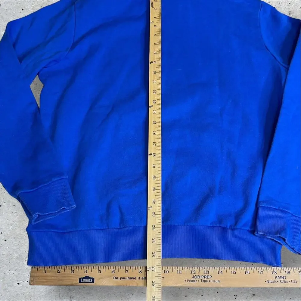 Marcelo Burlon Blue Pullover Hoodie‎ Size L